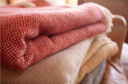 Station Lambs Wool Blankets