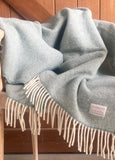 Mt Somers Station Lambs Wool Blanket - Seagrass Basket Weave